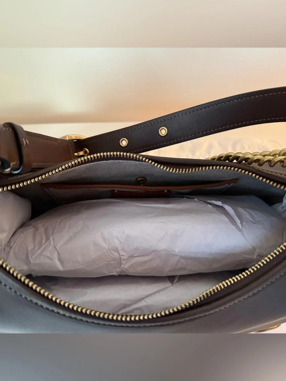 COACH Pocket Juliet 30 Shoulder Bag - Picture 6 of 7